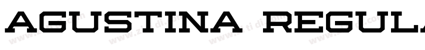 Agustina Regular字体转换